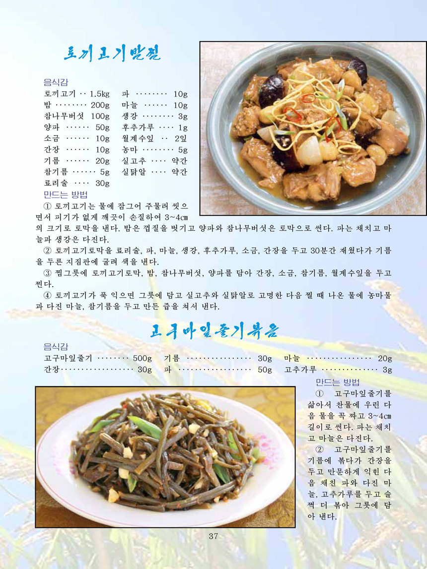 Korean Dishes (No. 3, 2022)