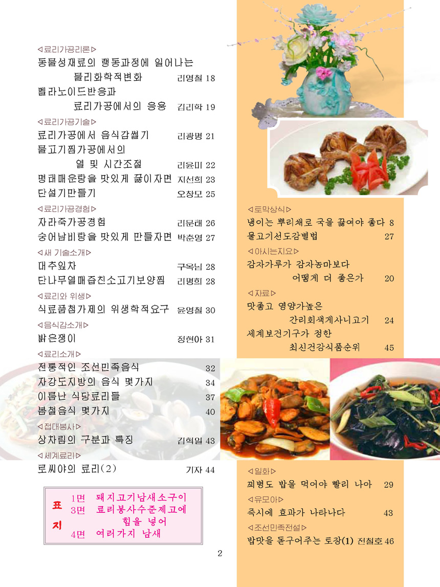 Korean Dishes (No. 1, 2024)