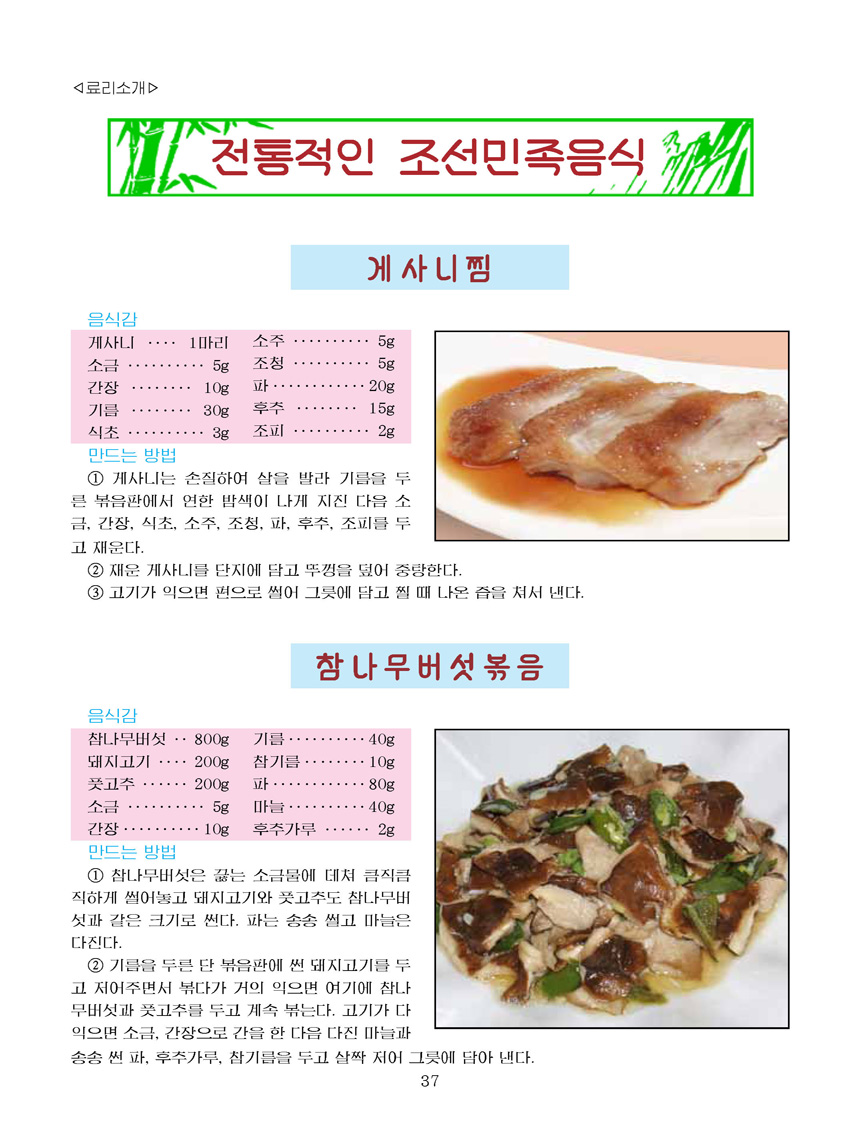 Korean Dishes (No. 2, 2024)